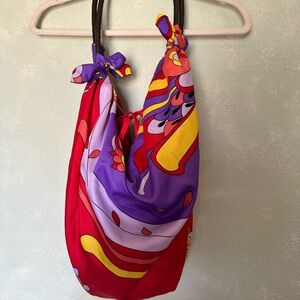 Old Navy Red and Purple Shoulder Bag